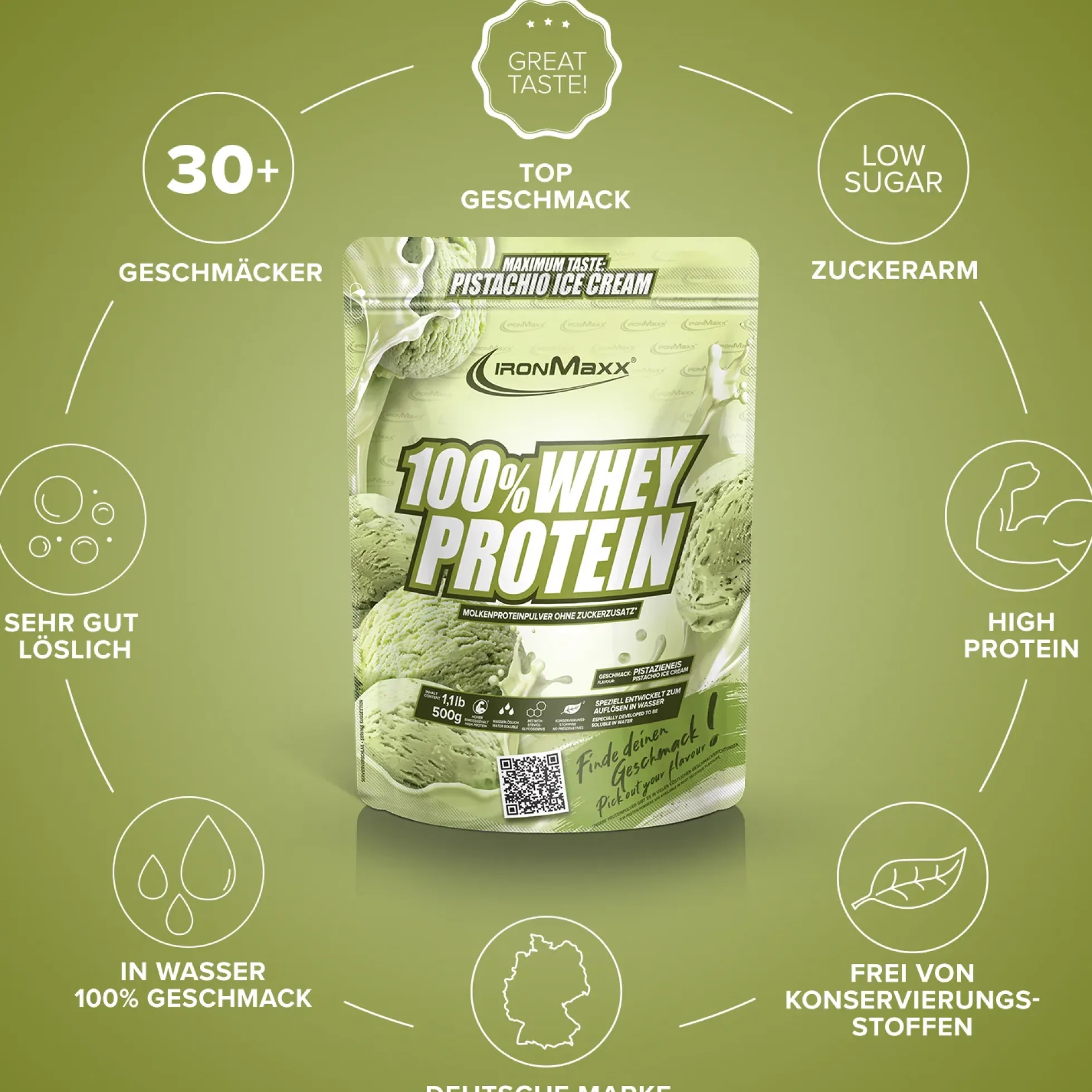 100% Whey Protein (500g)