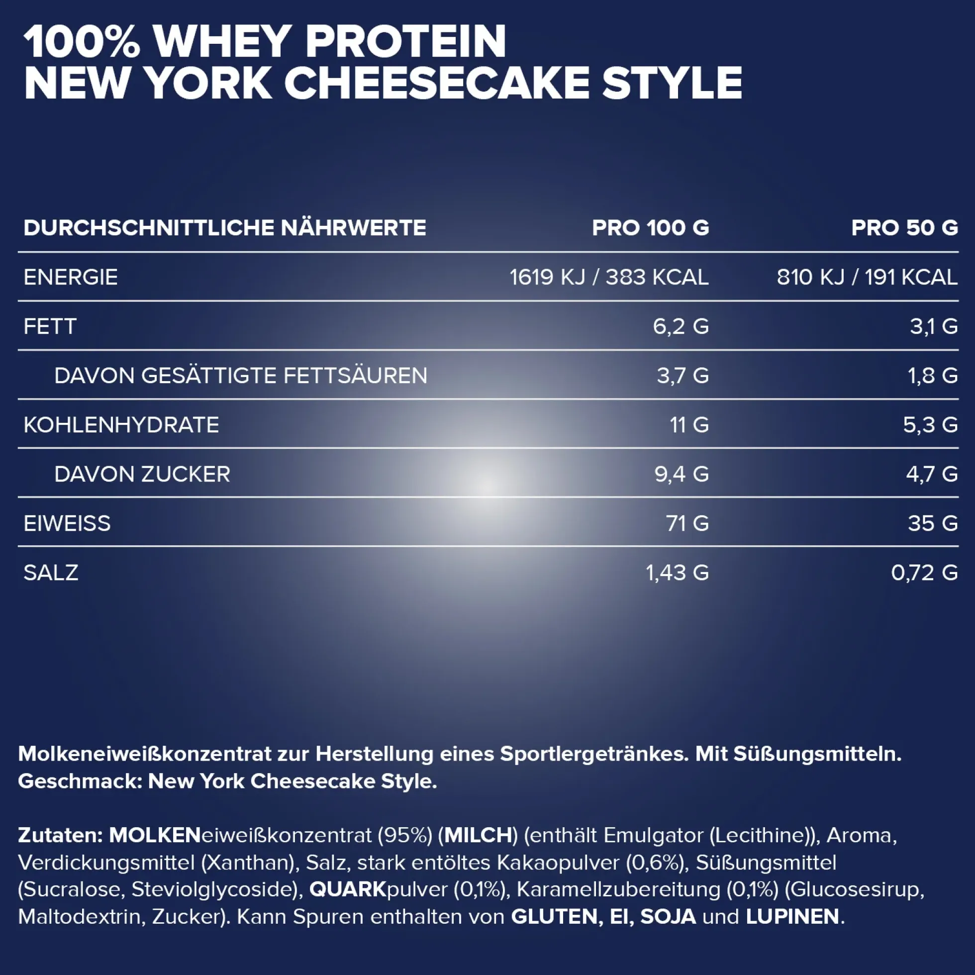 100% Whey Protein (500g)