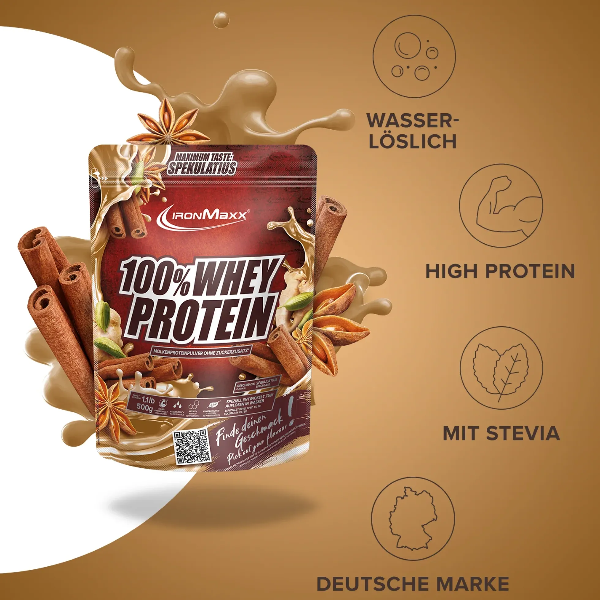 100% Whey Protein (500g)