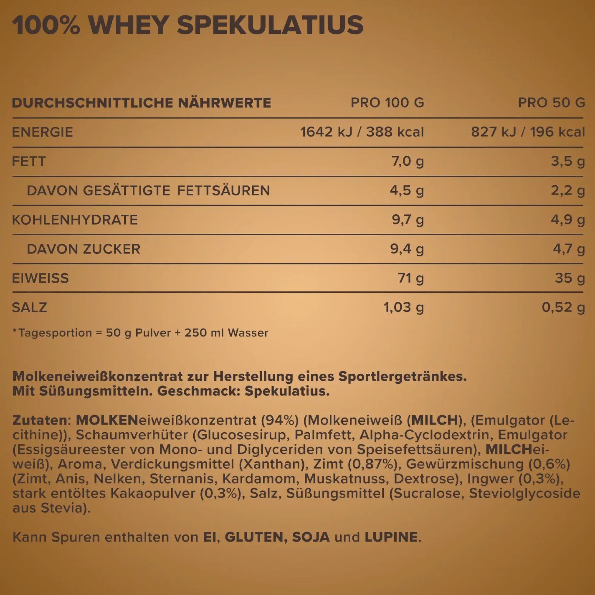 100% Whey Protein (500g)