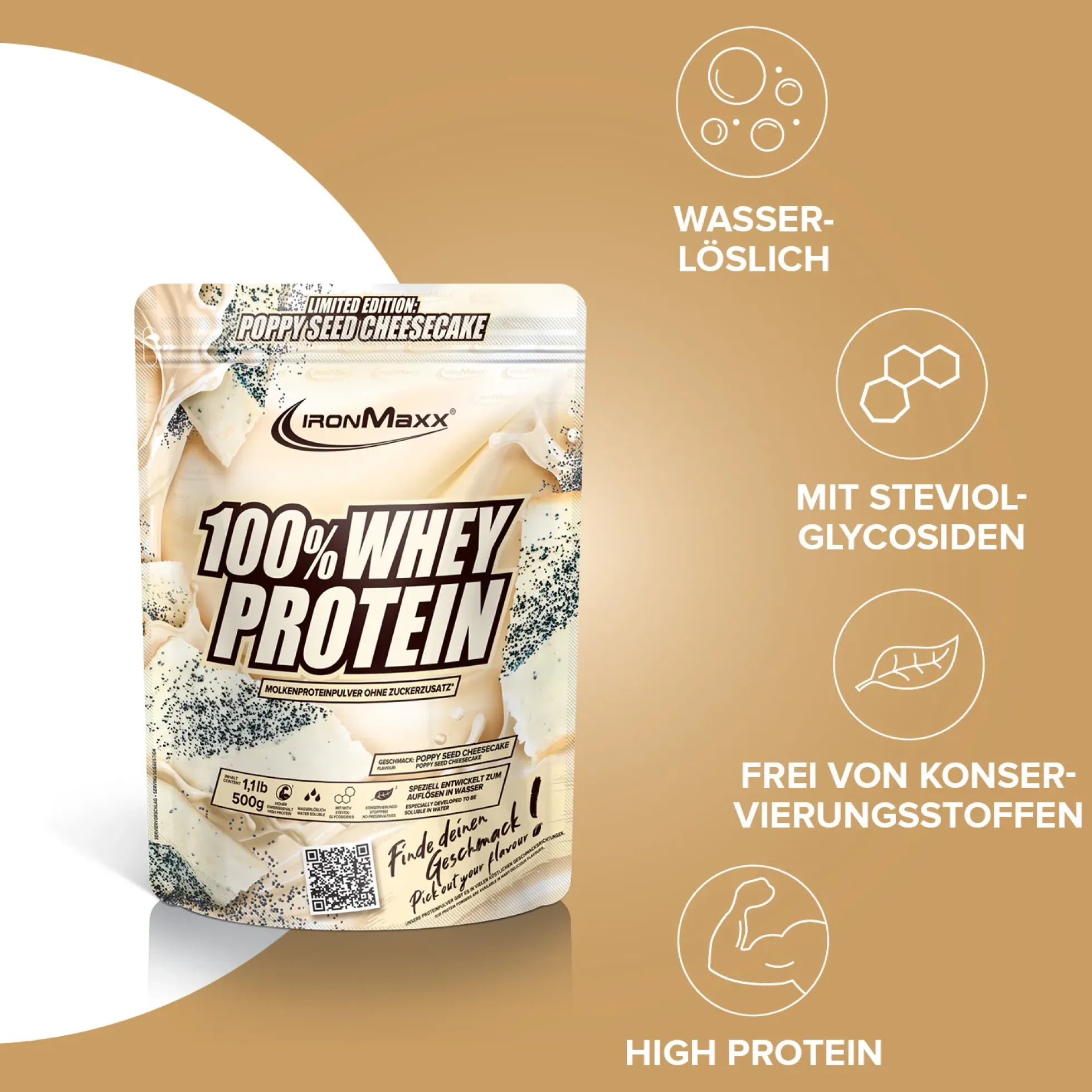100% Whey Protein (500g)