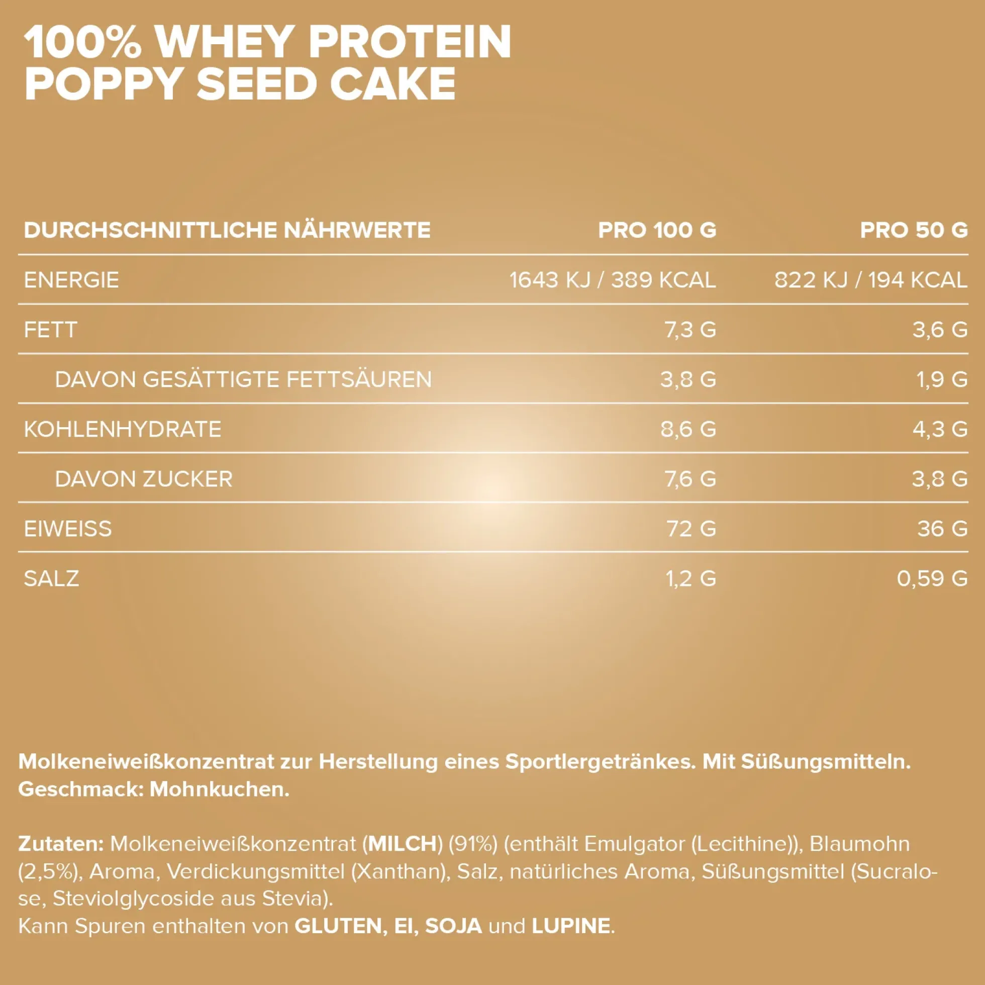 100% Whey Protein (500g)