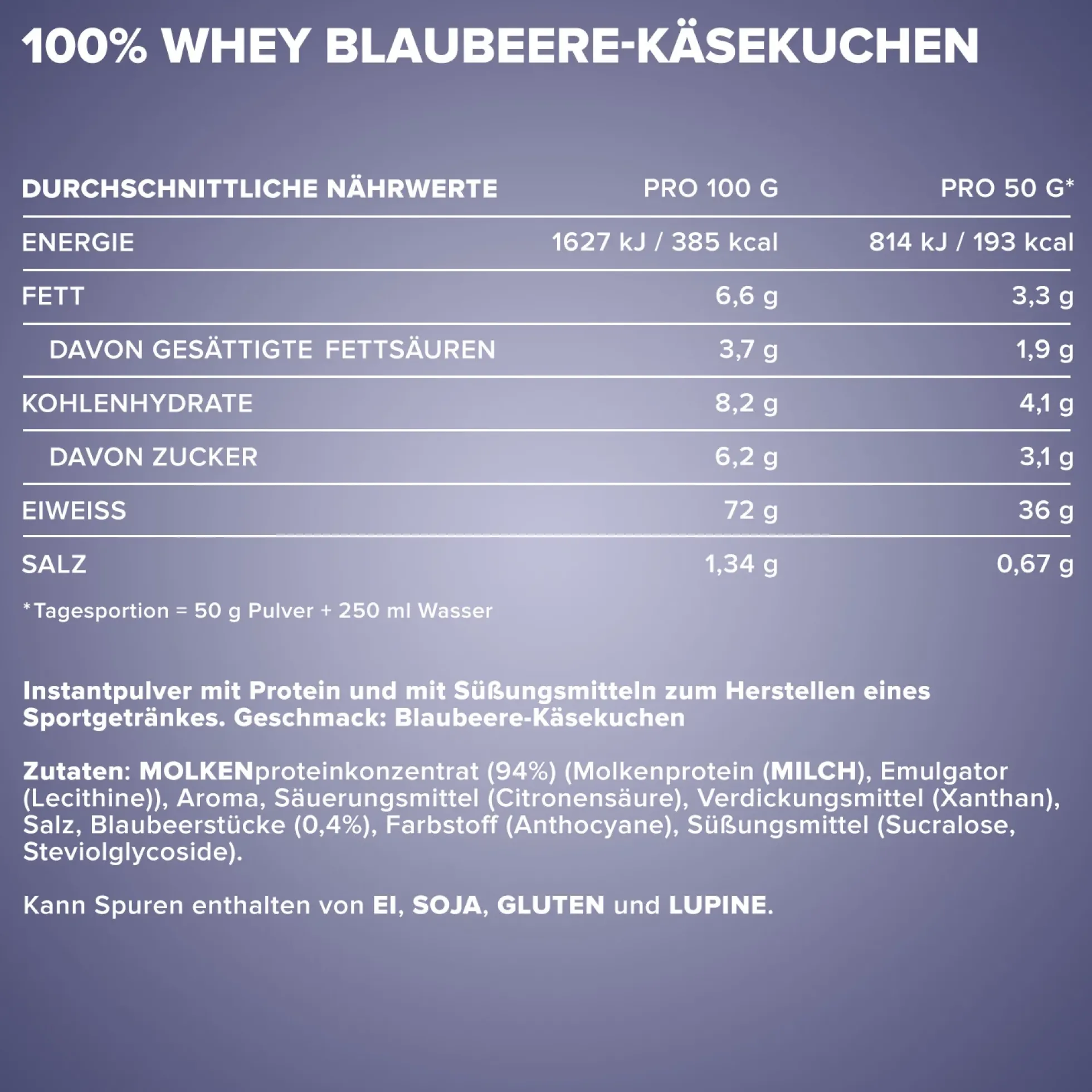 100% Whey Protein (900g)
