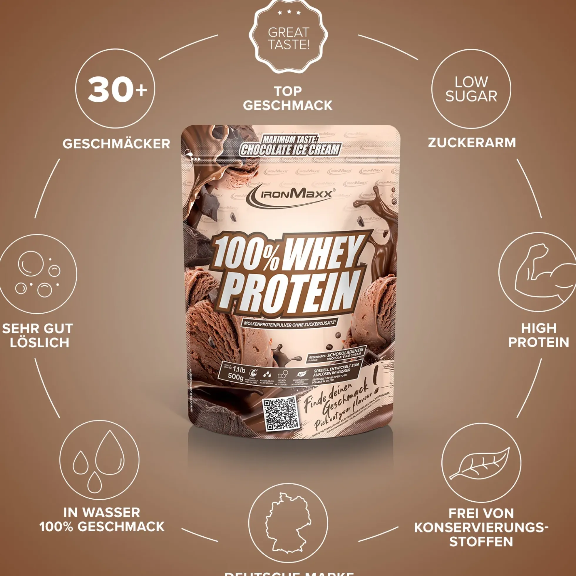 100% Whey Protein (500g)