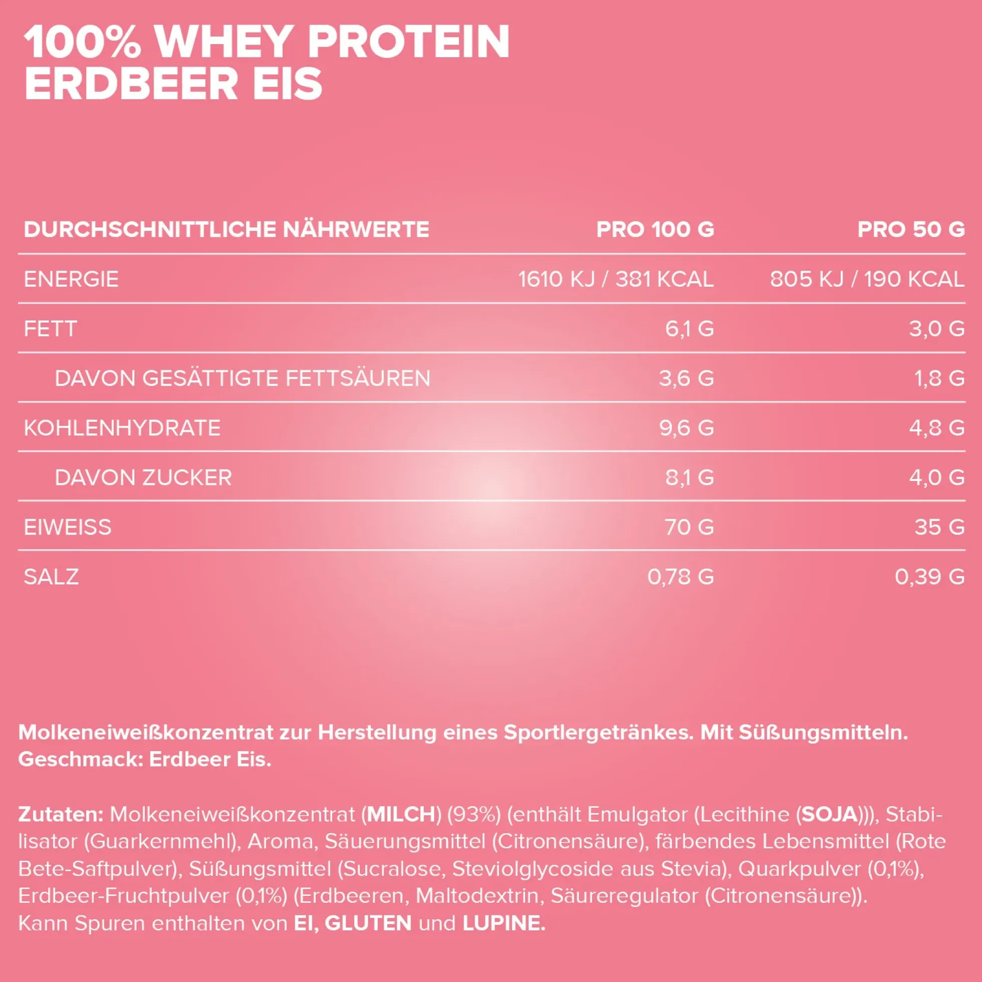 100% Whey Protein (900g)