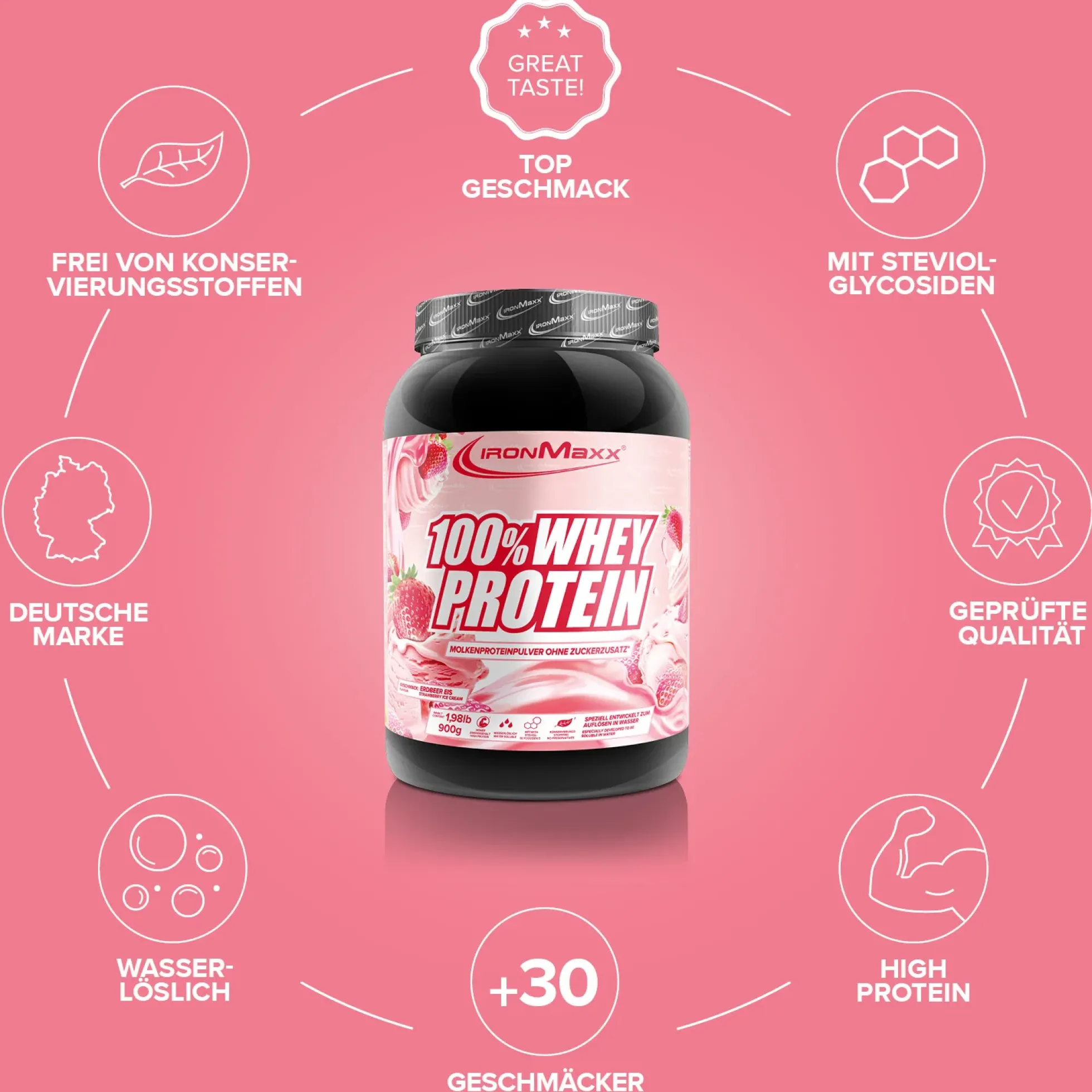 100% Whey Protein (900g)