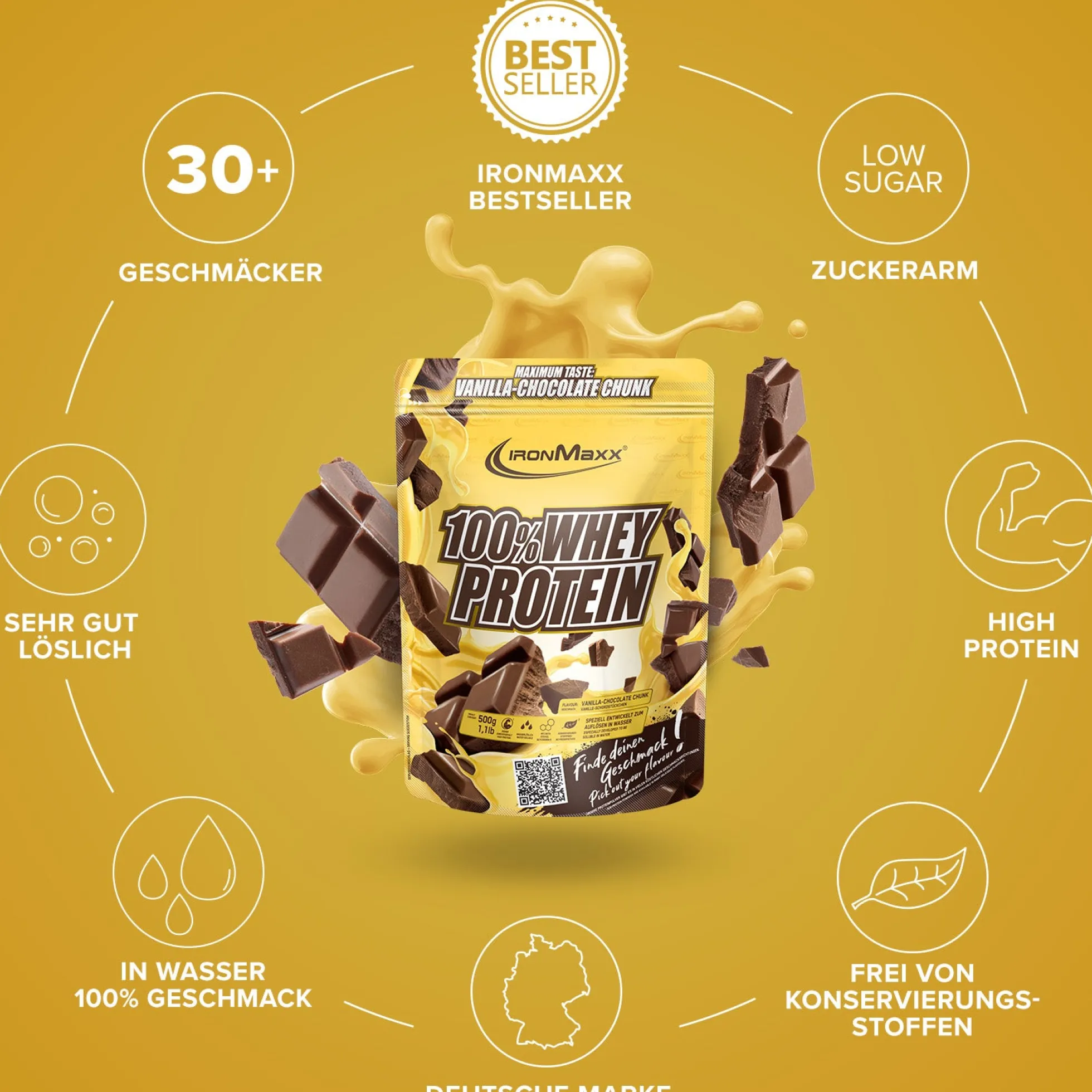 100% Whey Protein (500g)