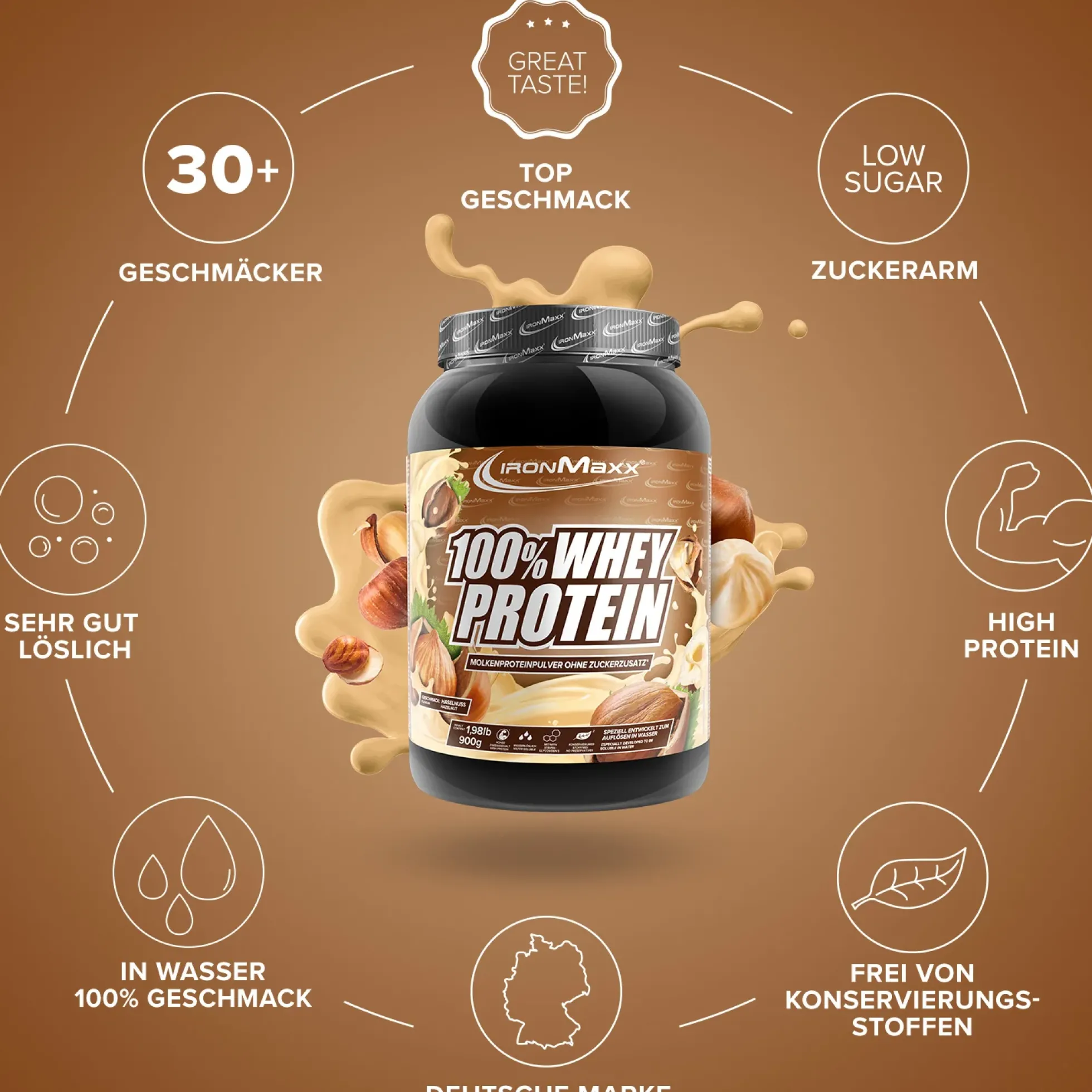 100% Whey Protein (900g)