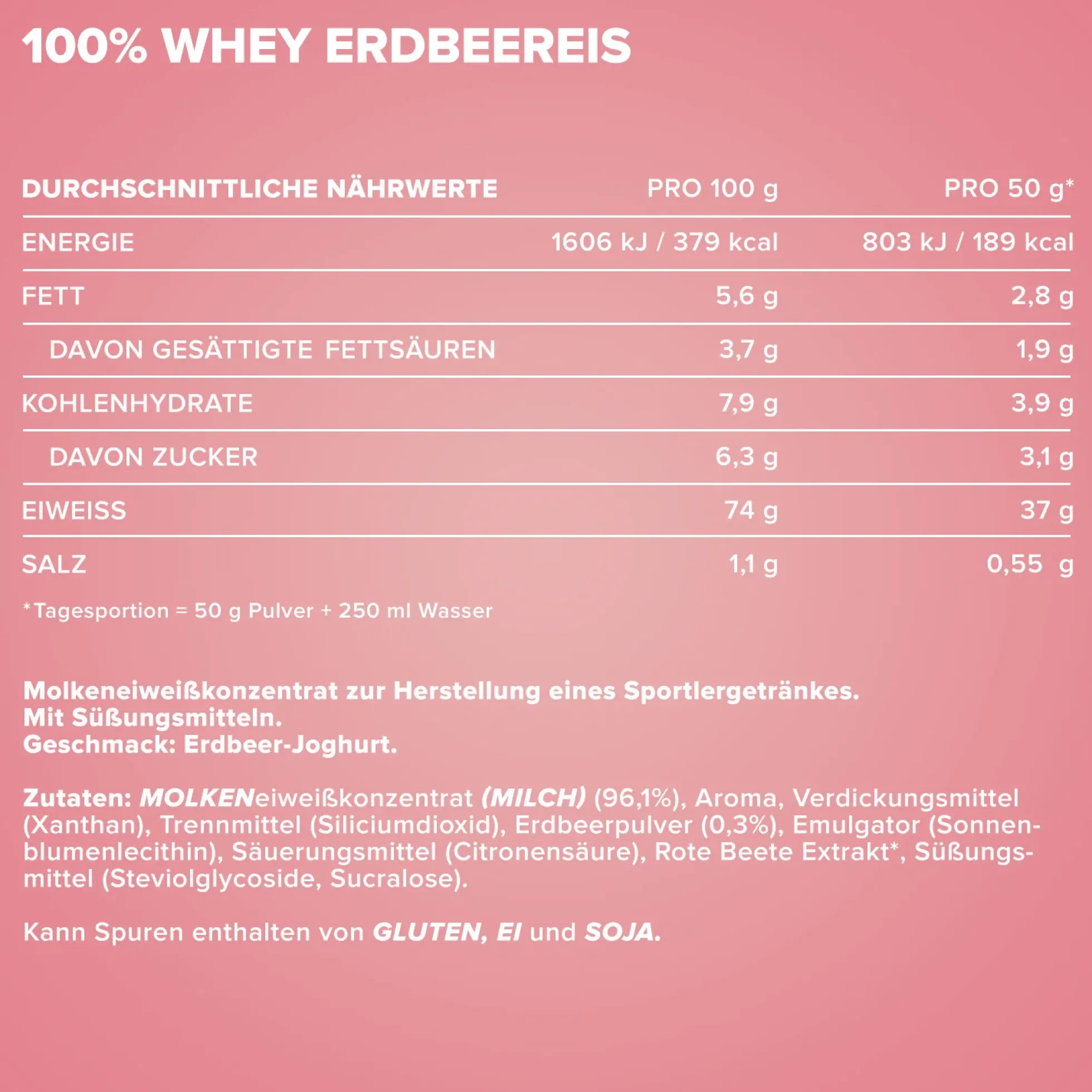 100% Whey Protein (500g)