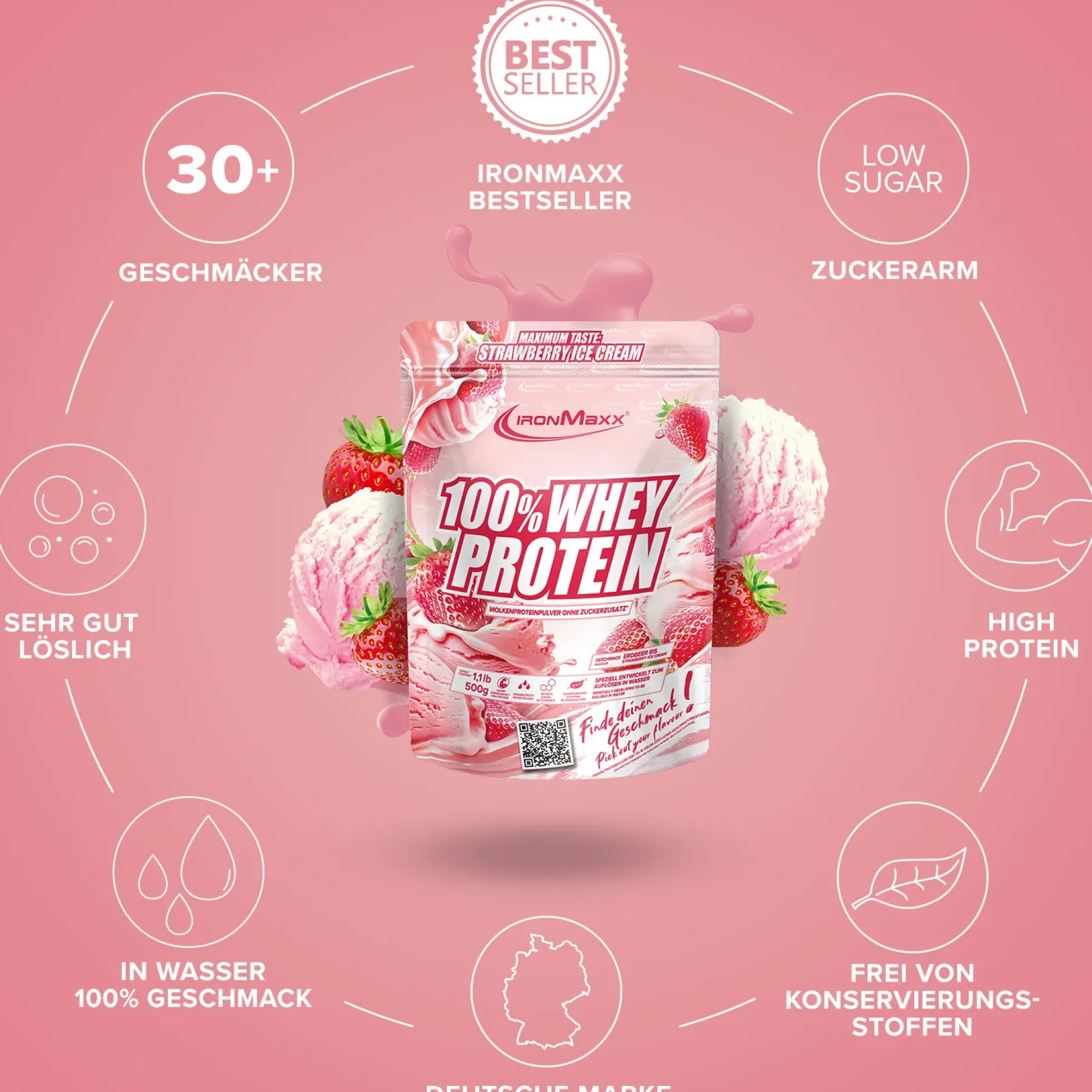 100% Whey Protein (500g)