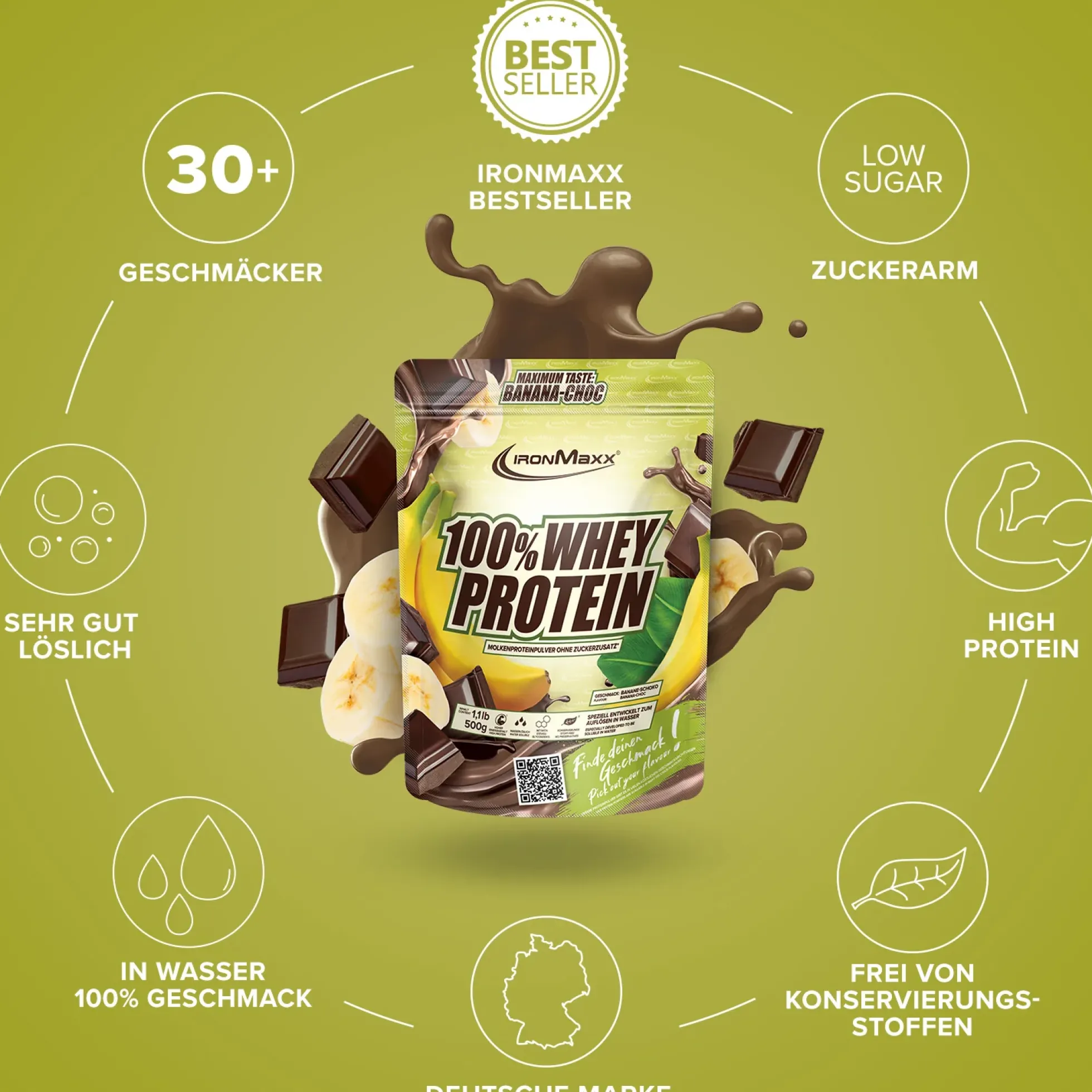 100% Whey Protein (500g)