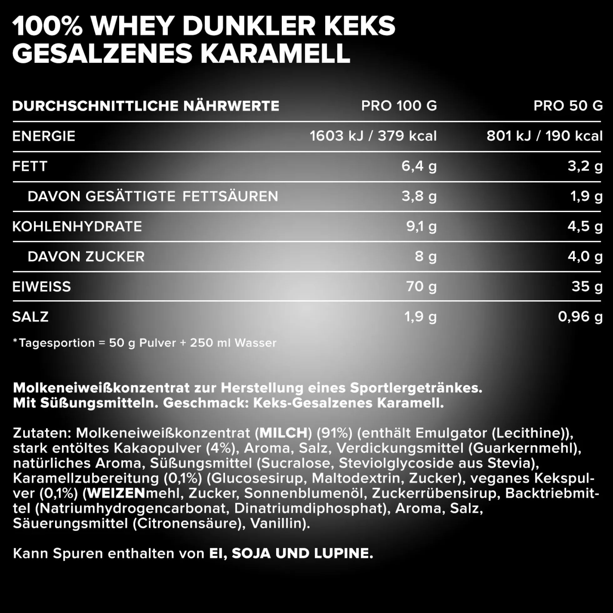 100% Whey Protein (500g)