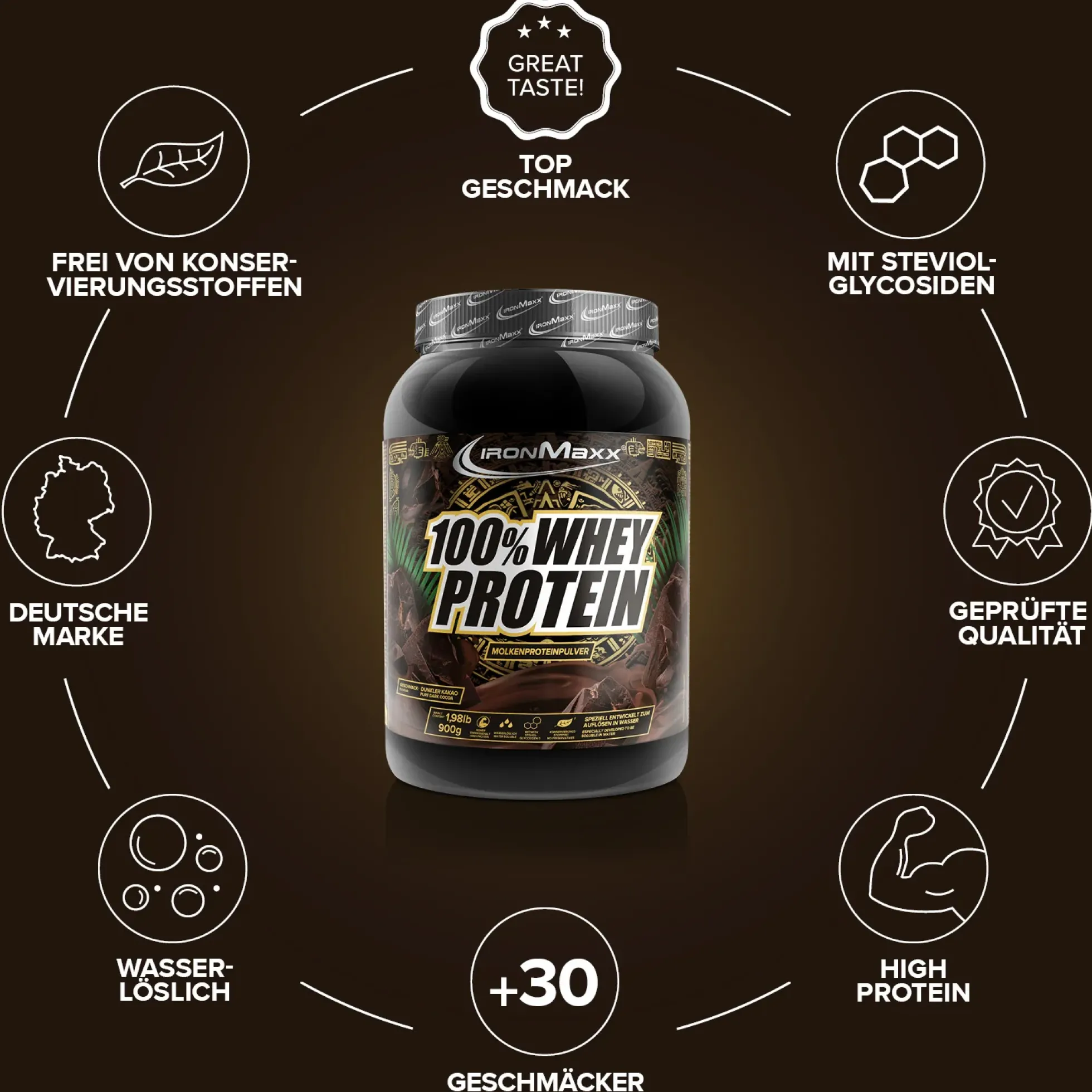 100% Whey Protein (900g)