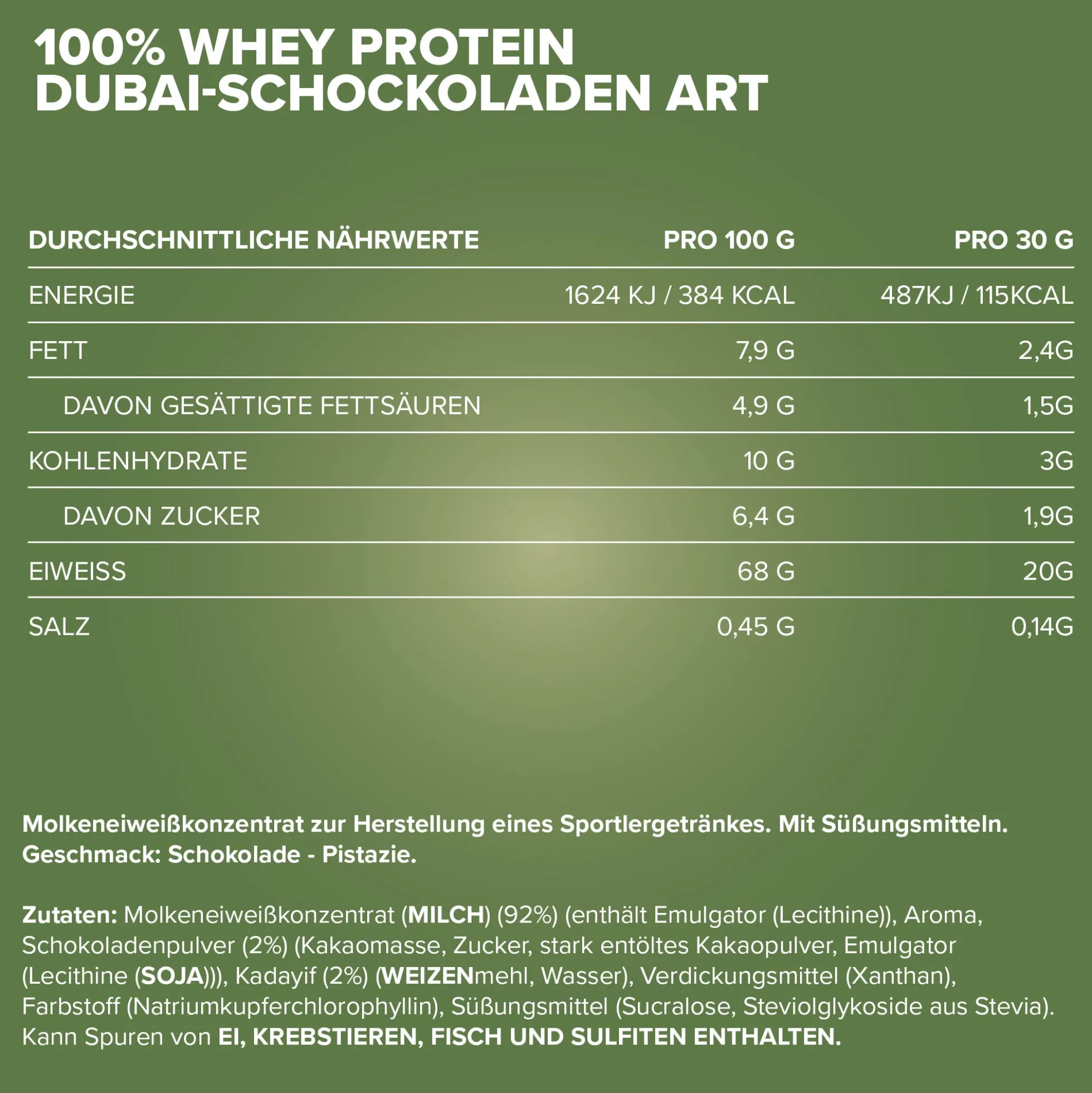 100% Whey Protein (30g)