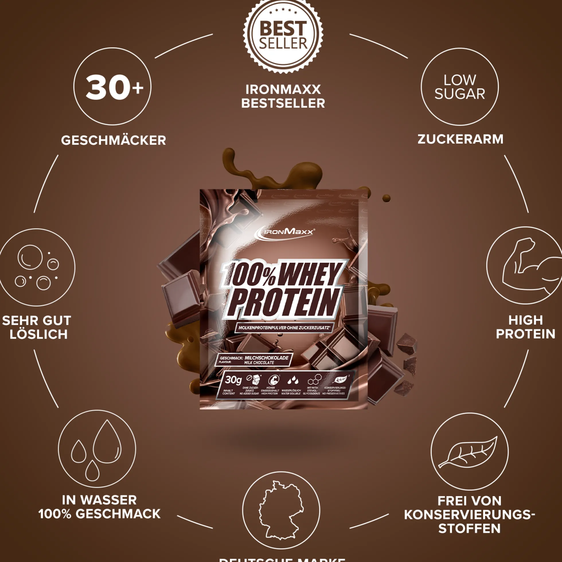 100% Whey Protein (10x30g)