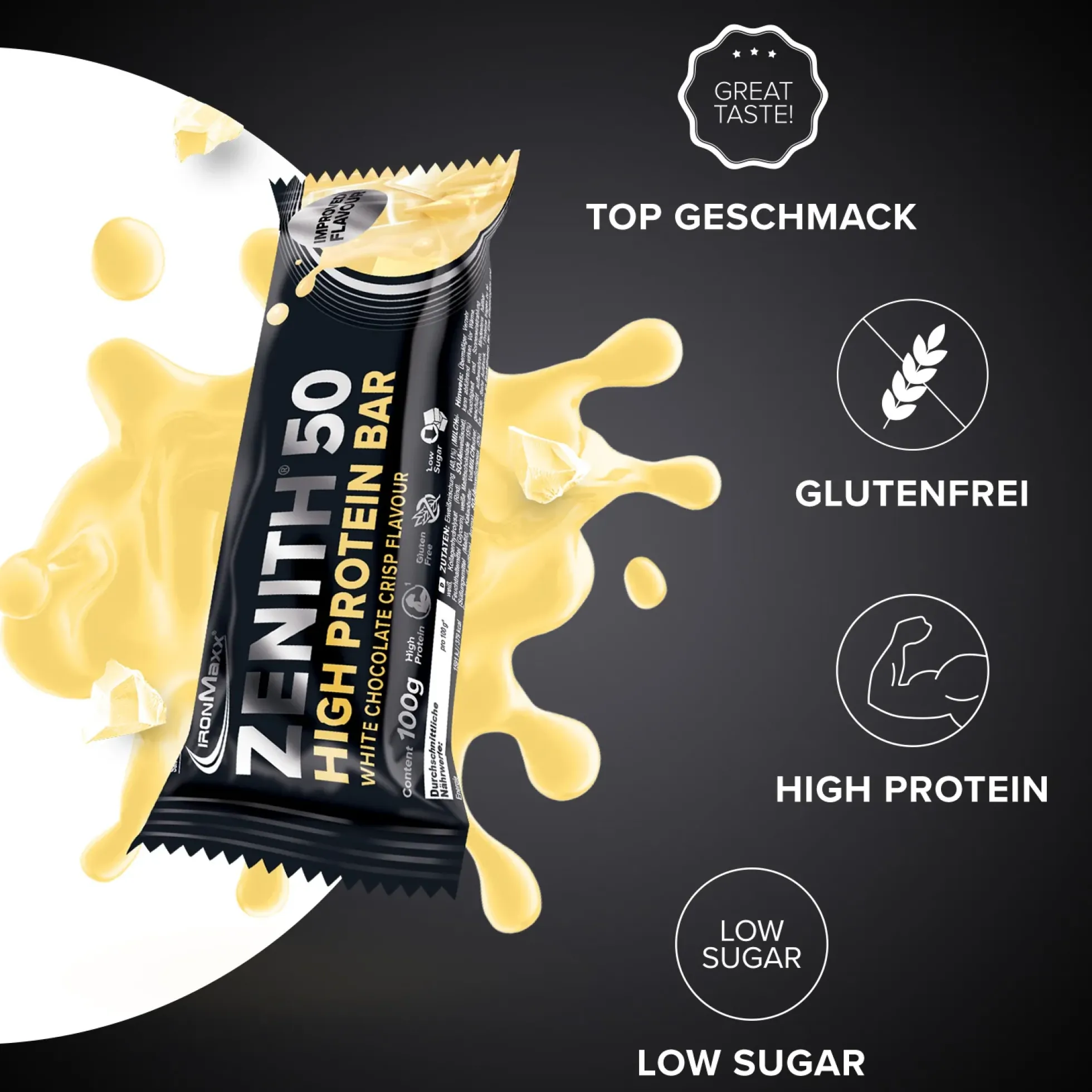 ZENITH® 50 Protein Riegel (100g)