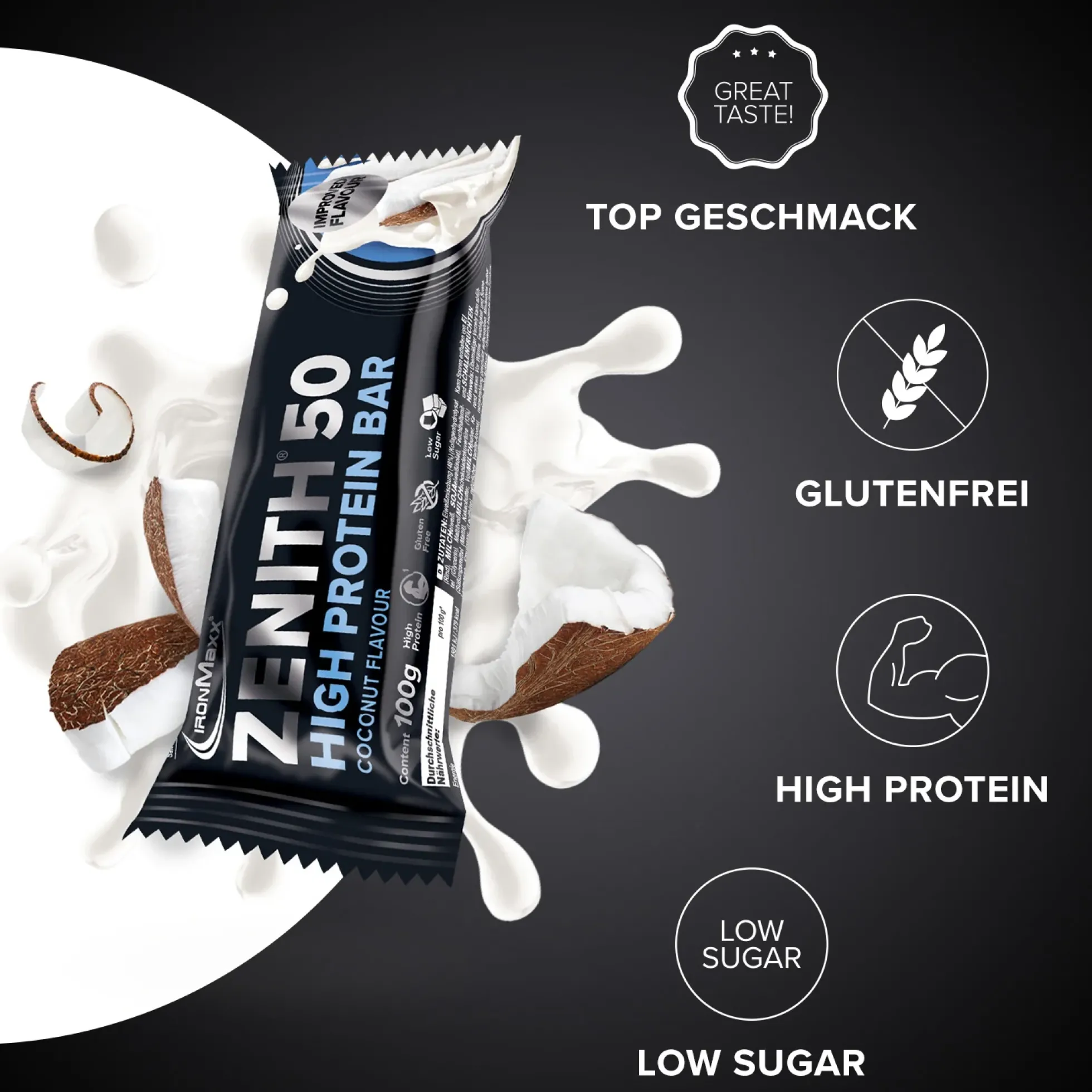 ZENITH® 50 Protein Riegel (12x100g)