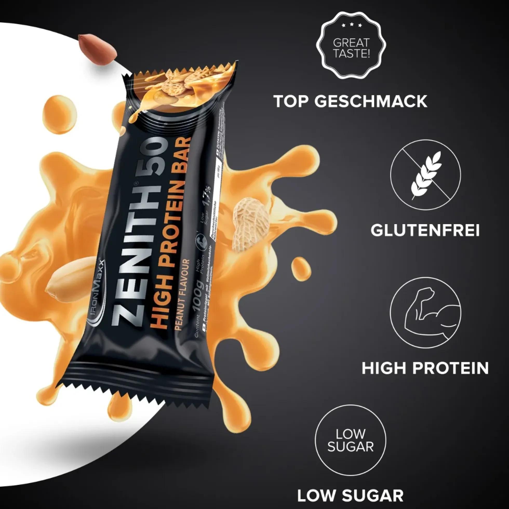 ZENITH® 50 Protein Riegel (12x100g)